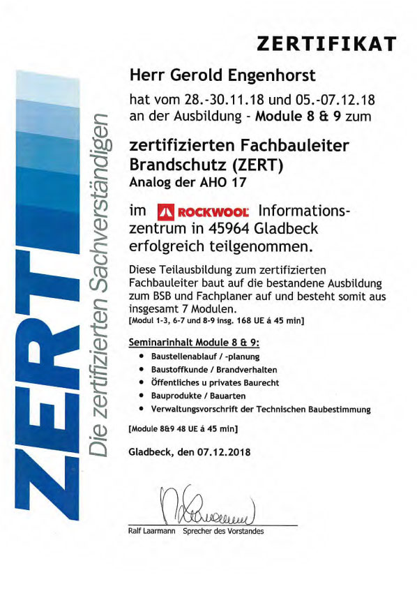 Bauleiter-Brand