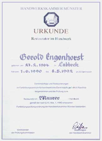 Urkunde-Restaurator